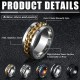 Anxiety Ring Fidget Ring For Anxiety Colorful Stainless Rings Spinner Rings For Women Size 10